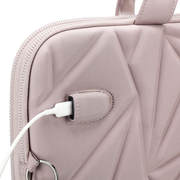 Borsa porta notebook Vacallo 16" - PET - rosa cipria - SWISS Digital DESIGN