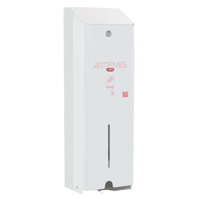 Dispenser assorbenti Artemis - 1 colonna - metallo verniciato - bianco - Mar Plast
