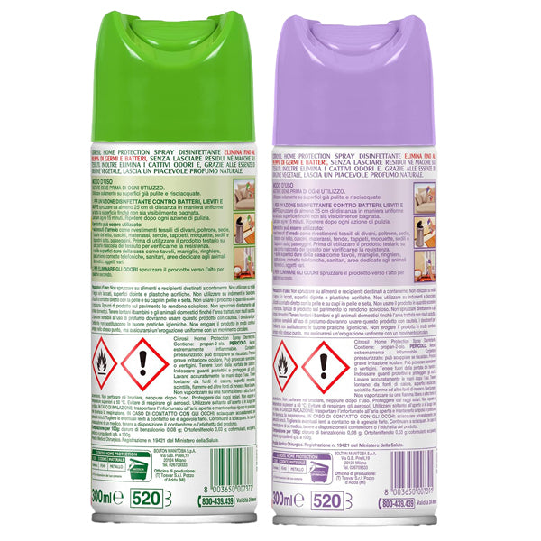 Spray disinfettante - virucida - lavanda e agrumi - 300 ml - Citrosil