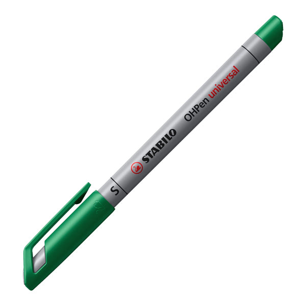 Pennarello OHPen universal cancellabile 851  - punta fine 0,7 mm - verde - Stabilo
