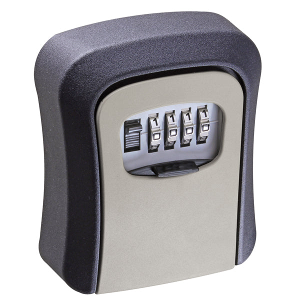 Cassetta di sicurezza per chiavi - combinazione meccanica - 9,5 x 11,5 x 4 cm - metallo - nero/grigio - Valex