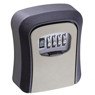 Cassetta di sicurezza per chiavi - combinazione meccanica - 9,5 x 11,5 x 4 cm - metallo - nero/grigio - Valex