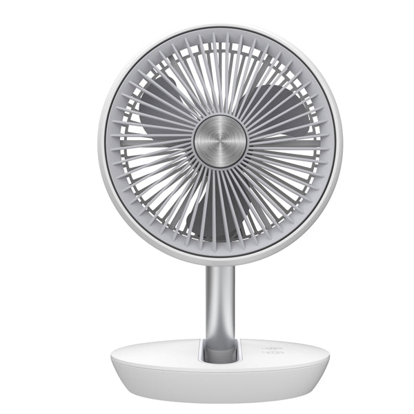 Ventilatore da tavolo Air Studio - ricaricabile - diametro 17 cm - grigio/bianco - CFG