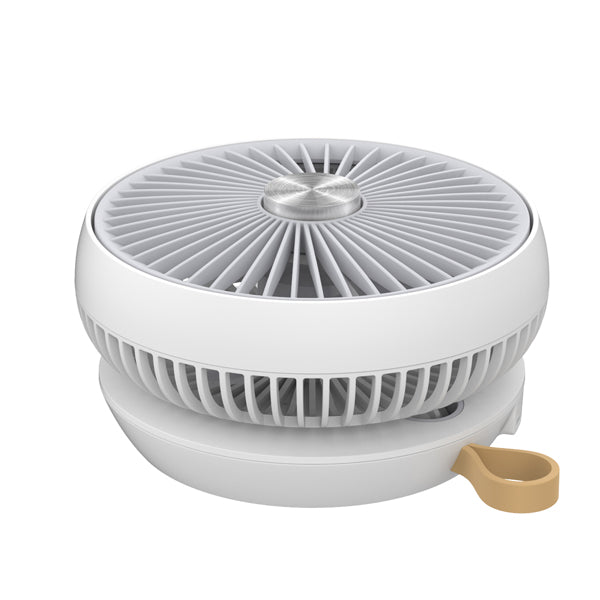 Ventilatore da tavolo Air Studio - ricaricabile - diametro 17 cm - grigio/bianco - CFG