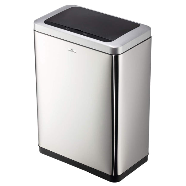 Cestino con sensore No TouchDuo - 2 x 20 L - 46,5 x 27 x 65 cm - acciao/PPL - argento metallizzato - Durable