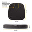 Cuscino Breyta Comfort - 6 x 43 x 43 cm - in tessuto - nero - Fellowes