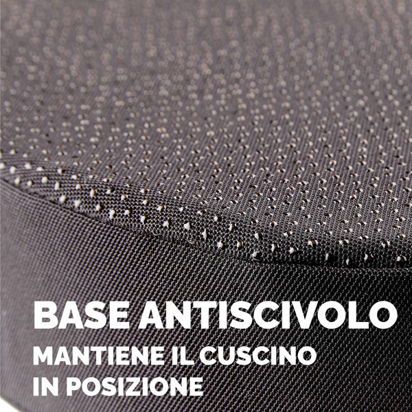 Cuscino Breyta Comfort - 6 x 43 x 43 cm - in tessuto - nero - Fellowes