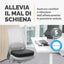 Cuscino Breyta Comfort - 6 x 43 x 43 cm - in tessuto - nero - Fellowes