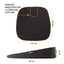 Cuscino Breyta Inclinato - 9 x 43 x 43 cm - in tessuto - nero - Fellowes