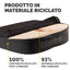 Cuscino Breyta Inclinato - 9 x 43 x 43 cm - in tessuto - nero - Fellowes