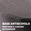 Cuscino Breyta Inclinato - 9 x 43 x 43 cm - in tessuto - nero - Fellowes