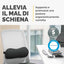 Cuscino Lombare Breyta - 17 x 35 x 6 cm - in tessuto - nero - Fellowes