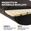 Cuscino Poggiapiedi Breyta - 10 x 45 x 30 cm  - nero - Fellowes
