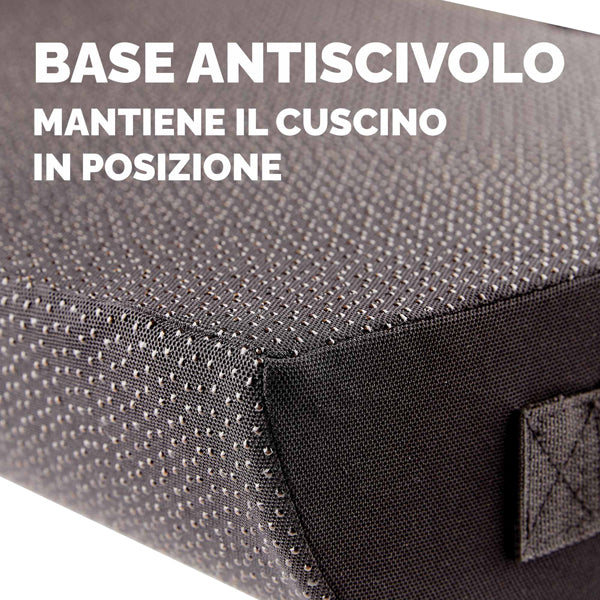 Cuscino Poggiapiedi Breyta - 10 x 45 x 30 cm  - nero - Fellowes