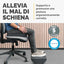 Cuscino Poggiapiedi Breyta - 10 x 45 x 30 cm  - nero - Fellowes
