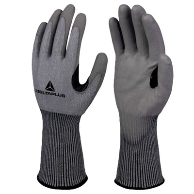 Guanto antitaglio Venicut C02 - maglia softnocut - palmo in poliuretano - taglia 10 - grigio - Deltaplus