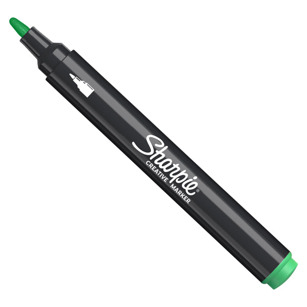 Marcatore acrilico - punta tonda - verde - Sharpie