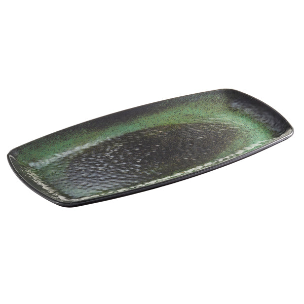 Piatto rettangolare Linea Amazzonia - 35,5 x 19 x 2,5 cm - melamina - Leone