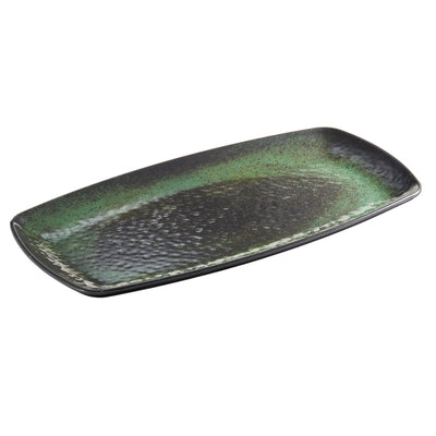 Piatto rettangolare Linea Amazzonia - 35,5 x 19 x 2,5 cm - melamina - Leone