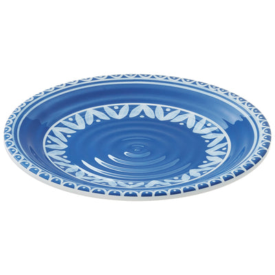Piatto piano Linea Itaca - diametro 21,5 x 2 cm - melamina - Leone