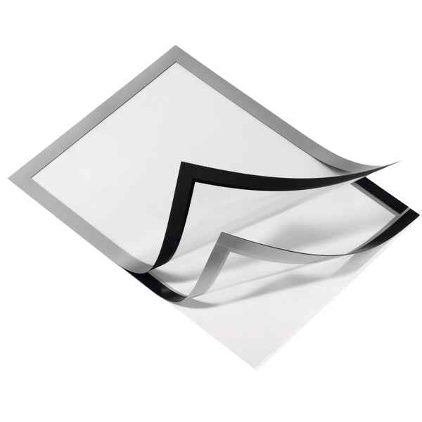 Cornice espositiva Duraframe - A4 - 21 x 29,7 cm - silver - Durable - conf. 10 pezzi