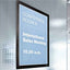 Cornice espositiva Duraframe - A4 - 21 x 29,7 cm - nero - Durable - conf. 10 pezzi