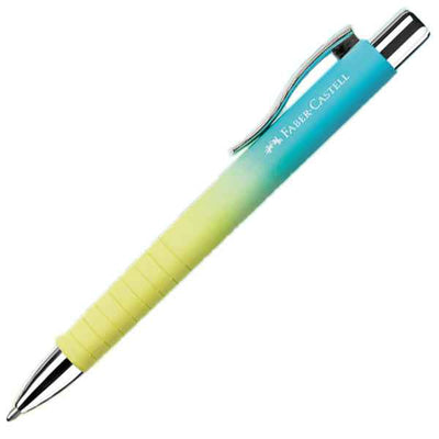 Penna a sfera Poly Ball Urban Summer - punta 0.7mm - fusto colori assortiti - Faber Castell - expo 24 pezzi