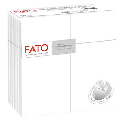 Quick pocket linea AirLaid - 40 x 40 cm - bianco - Fato - conf. 40 pezzi