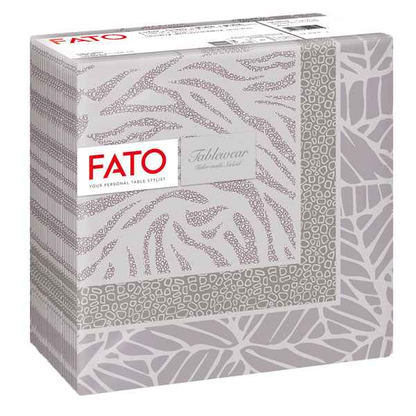 Tovagliolo linea AirLaid - carta - 40 x 40 cm - polvere - Fato - conf. 50 pezzi