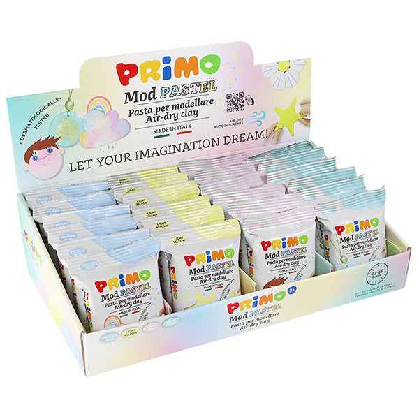Easy Do - 250 g - colori assortiti pastel - Primo - expo da banco 24 pezzi