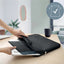 Supporto notebook - regolabile ultrapiatto - grigio scuro - in alluminio - Leitz