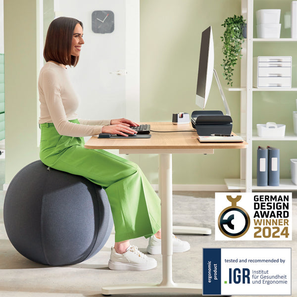 Palla Ergo Active - da seduta - 65 cm - grigio scuro - Leitz