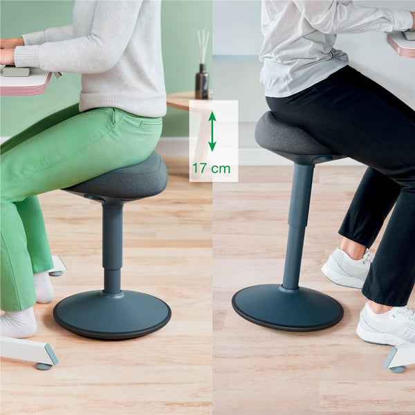 Sgabello Active Comfort da seduta - grigio scuro - Leitz