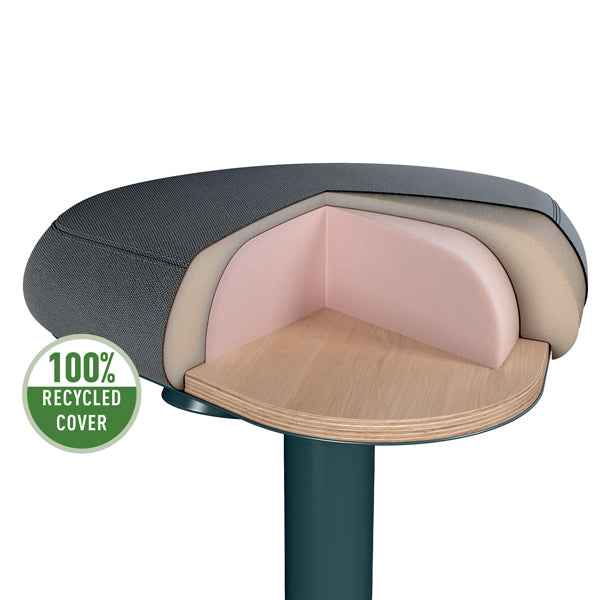 Sgabello Active Comfort in piedi - grigio scuro - Leitz