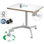 Scrivania Compatta pneumatica Sit-Stand - mobile - 80 x 60 x 75-114 cm - bianco - Leitz