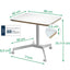 Scrivania Compatta pneumatica Sit-Stand - mobile - 80 x 60 x 75-114 cm - bianco - Leitz