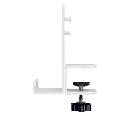 Pannello forato grande - per scrivanie compatte Sit-Stand - con supporto PC/Smartphone, portapenne e gancio - 80 x 25 x 0,8 cm - gri gio chiaro - Leitz