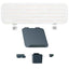 Pannello forato grande - per scrivanie compatte Sit-Stand - con supporto PC/Smartphone, portapenne e gancio - 80 x 25 x 0,8 cm - gri gio chiaro - Leitz