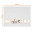 Lavagna Bianca Magnetica Infinity - 120 x 90 cm - Nobo