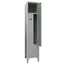 Armadio spogliatoio in metallo salvaspazio - a 2 ante a L - 40 x 50 x 195 cm - grigio - Fasma