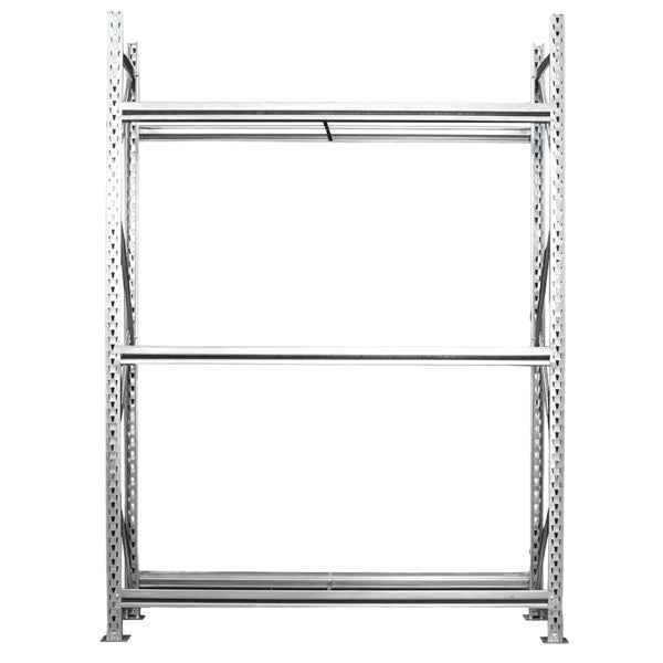 Kit scaffale - per pneumatici - 3 ripiani - 150 x 50 x 220 cm - acciaio - Tecnotelai