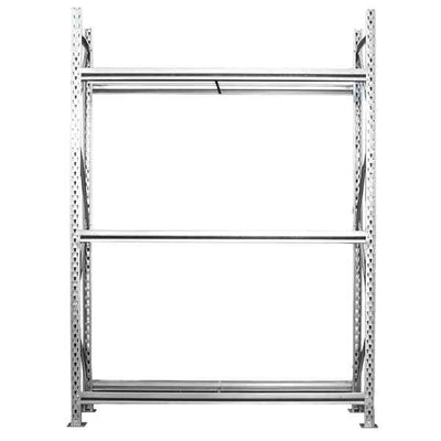 Kit scaffale - per pneumatici - 3 ripiani - 150 x 50 x 220 cm - acciaio - Tecnotelai
