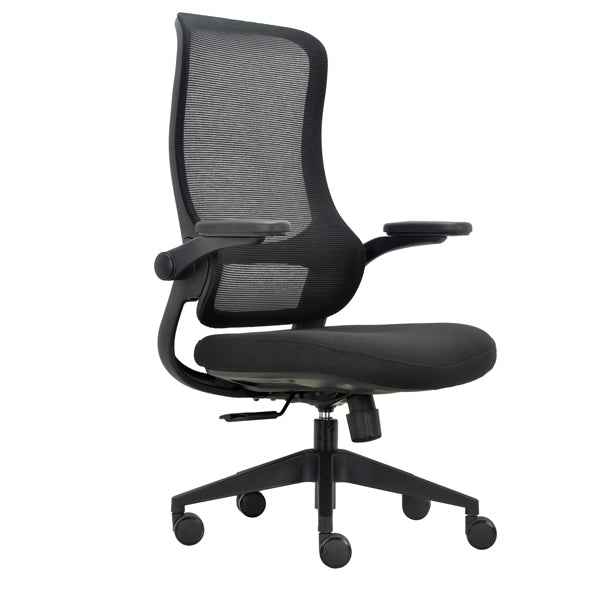 Seduta operativa ergonomica Aurora CHLN18 - braccioli regolabili - nero - Unisit