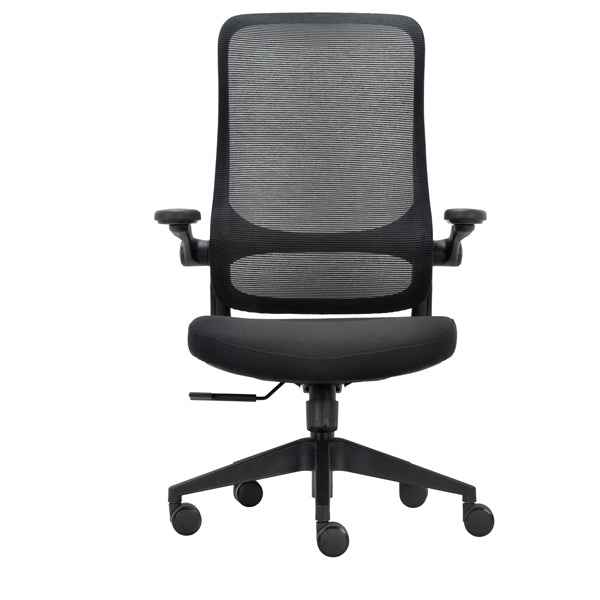 Seduta operativa ergonomica Aurora CHLN18 - braccioli regolabili - nero - Unisit