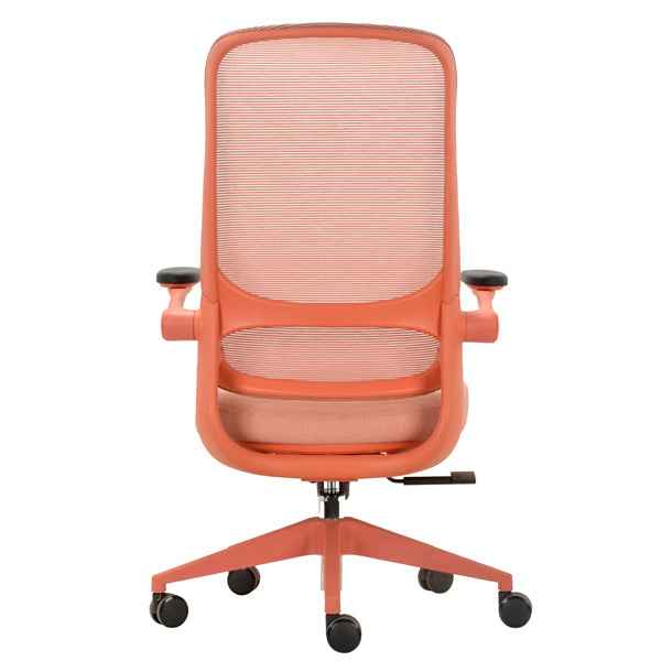 Seduta operativa ergonomica Aurora CHLN18 - braccioli regolabili - rosso - Unisit