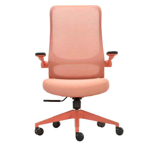Seduta operativa ergonomica Aurora CHLN18 - braccioli regolabili - rosso - Unisit