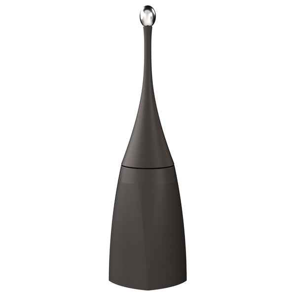 Portascopino da terra EColored - 12 x 12 x 48,5 cm - vesuvian black - Mar Plast