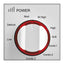 Forno a microonde - con cottura combinata - 20 L - bianco/rosso - Girmi