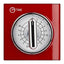 Forno a microonde vintage - con cottura combinata - 20 L - rosso - Girmi