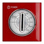 Forno a microonde vintage - con cottura combinata - 20 L - rosso - Girmi